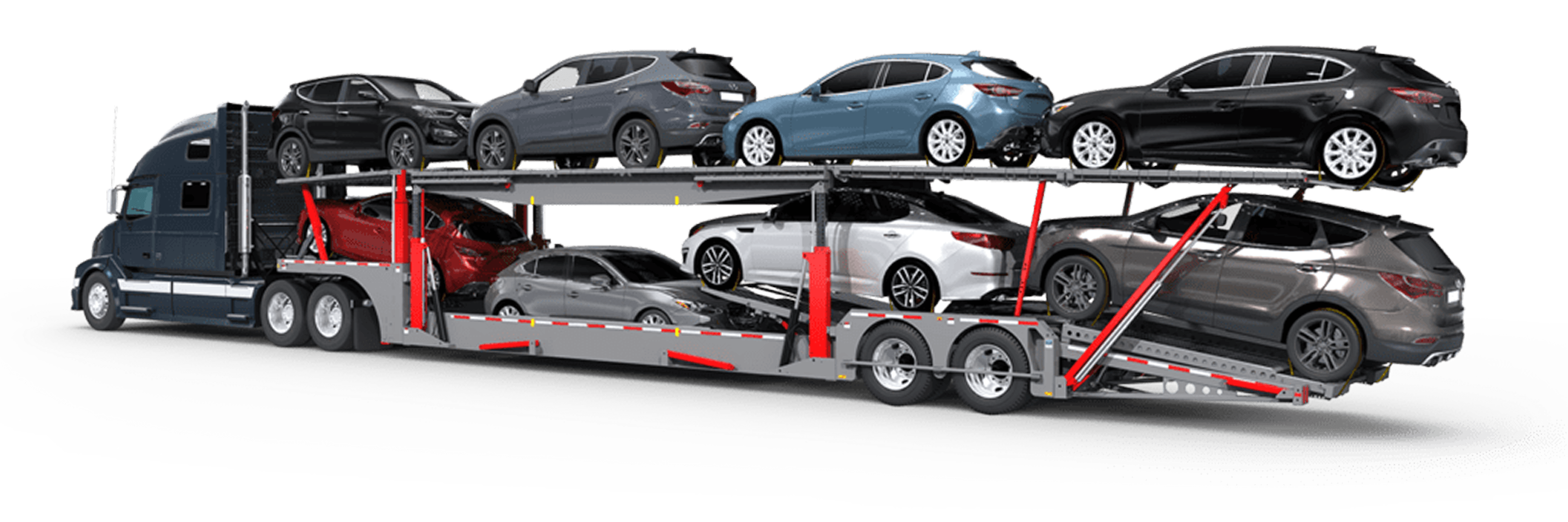 Multi-car auto transport carrier